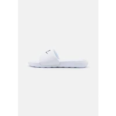 Image of Nike Sportswear Victori ONE Slide Mules, Women&#039;s, Size: 7.5, White/black High quality imitation leather