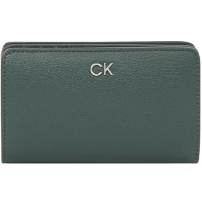 Image of Calvin Klein Women&#039;s Ck Daily Md Bifold_pbl K60k612681 Bifold Wallet, Green (Palm Green), OS, OS