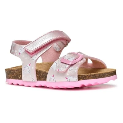 Image of Geox Baby Girl&#039;s B Sandal Chalki, Light Pink, 7 UK Child