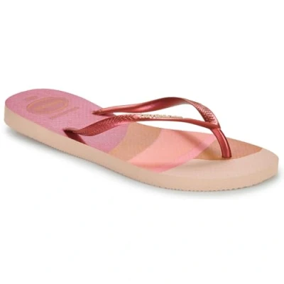 Image of Havaianas SLIM Palette GLOW Pool slides, Women&#039;s, Size: 41, Ballet rose shoes
