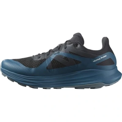 Image of Salomon Ultra FLOW GTX Trail running shoes, Men&#039;s, Size: 10, Black/deep dive/trooper Textile/synthetics