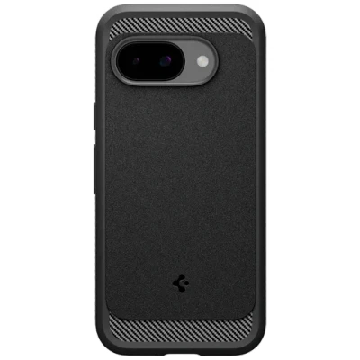 Image of Spigen Rugged Armor Magfit Case Compatible with Google Pixel 9a [Soft] Matte Black
