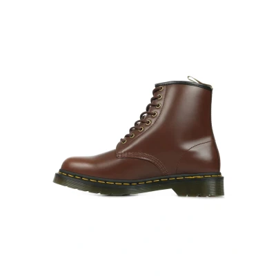 Image of Dr. Martens Laceup ankle boots, Men&#039;s, Size: 4, brown norfolk flat borg fleece Synthetics
