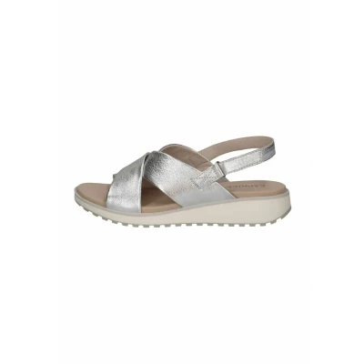 Image of Caprice Wedge sandals, Women&#039;s, Size: 370, Silver metal shoes