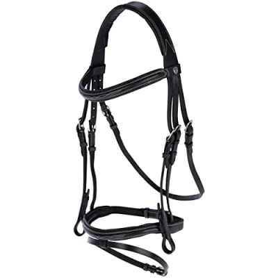 Image of Covalliero Kerbl 326138 Bridle Classic Leather Black Cob