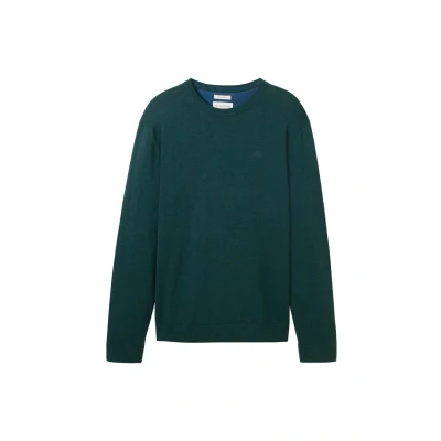 Image of TOM Tailor Jumper, Men&#039;s, Size: XL, Dark tree green melange