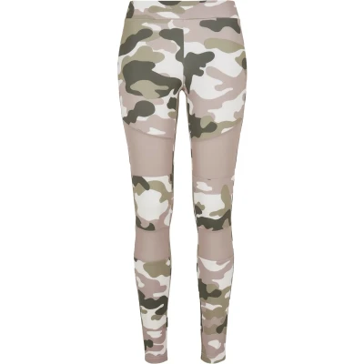 Image of Urban Classics TECH Leggings Trousers, Women&#039;s, Size: 4XL, Duskrose camo