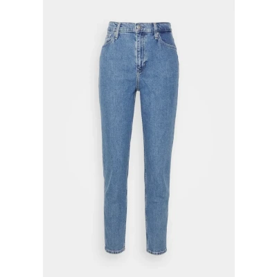 Image of Calvin Klein Jeans MOM JEAN Tapered Fit, Women&#039;s, Size: 24, Denim medium