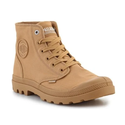 Image of Palladium Unisex Hightop trainers, Size: 9, Woodlin Cotton