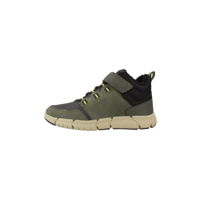 Image of Geox Flexyper Winter boots for kids, Size: 12.5K, Military/black shoes