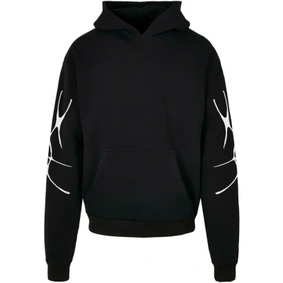 Image of Upscale by Mister Tee Collection Ultra Heavy Oversize HOO Hoodie, Men&#039;s, Size: XL, Black