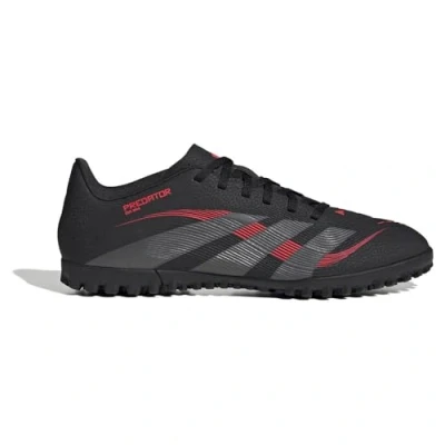 Image of adidas Performance Predator CLUB turf Astro trainers, Men&#039;s, Size: 11, Core black/grey four/lucid red Synthetics