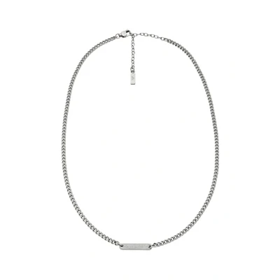 Image of Emporio Armani Necklace, Men&#039;s, Size: One Size, Stainless steel