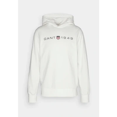 Image of GANT Printed Graphic Sweatshirt, Men&#039;s, Size: Medium, Eggshell