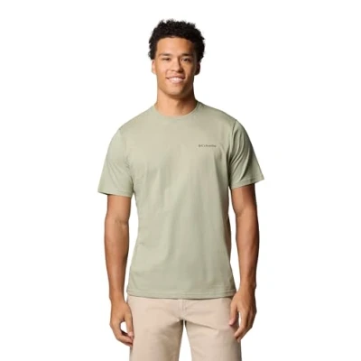 Image of Columbia North CASCADES Short Sleeve TEE Print Tshirt, Men&#039;s, Size: XXL, Safari