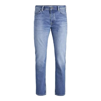 Image of Jack &amp; Jones Comfort MIKE COLE Straight leg jeans, Men&#039;s, Size: 34, Blue denim
