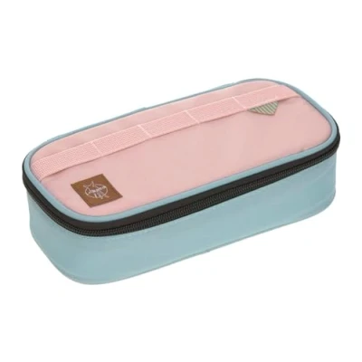 Image of Lässig Unisex Kid&#039;s School Spacy Pencil Case Luggage, 22 x 11 6 cm, Pink/Blue/Black,