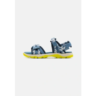 Image of Jack Wolfskin 2 IN 1 Unisex Walking sandals for kids, Size: 9K, Blue Textile/synthetics