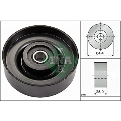 Image of Deflection/Guide Pulley, v ribbed belt INA 532 0827 10