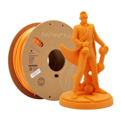 Image of Polymaker PolyTerra sunrise orange PLA filament 2.85mm, 1kg