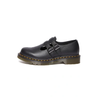 Image of Dr. Martens MARY JANE Virginia Slipons, Women&#039;s, Size: 4, Black shoes
