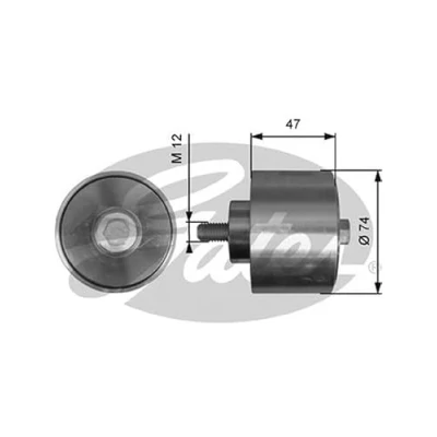 Image of Deflection/Guide Pulley, V ribbed belt GATES T36637