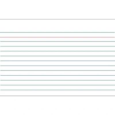 Image of Kangaro Index Cards 150 x 200 mm Lined 190 g Pack of 100 Sheets