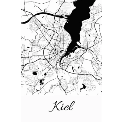 Image of Kiel: deine Stadt, Region, Heimat! Notizbuch DIN A5 karierte 120 Seiten Geschenk