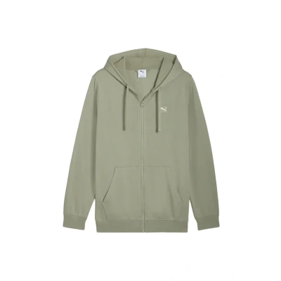 Image of Puma Essentials Elevated Hoodie Zipup sweatshirt, Men&#039;s, Size: Medium, Lux army