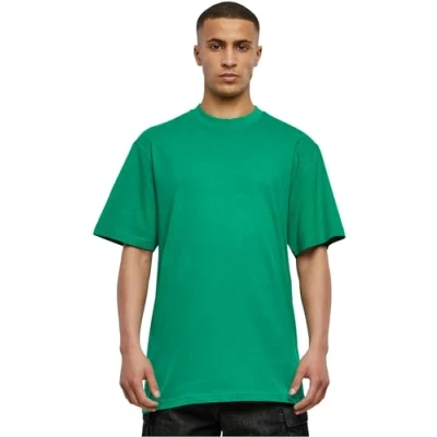 Image of Urban Classics Men&#039;s Tall Tee Oversized Short Sleeves T Shirt with Dropped Shoulders, 100% Jersey Cotton, C.green, 6XL Plus Extra