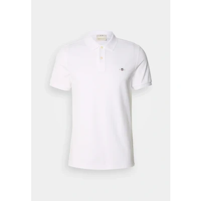 Image of GANT SLIM Shield Polo shirt, Men&#039;s, Size: Large, Weiß