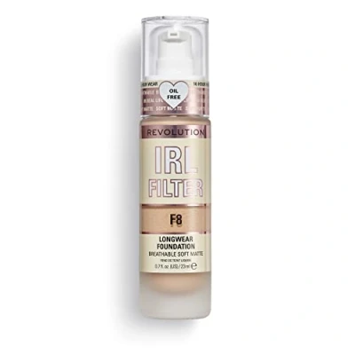 Image of Makeup Revolution IRL Filter Longwear Foundation 23ml (Various Shades) F8