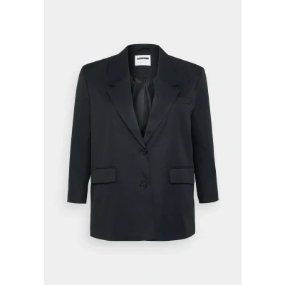 Image of Noisy May Women&#039;s Nmmilla L/S Blazer Curve FWD Noos, Black, 50 Plus