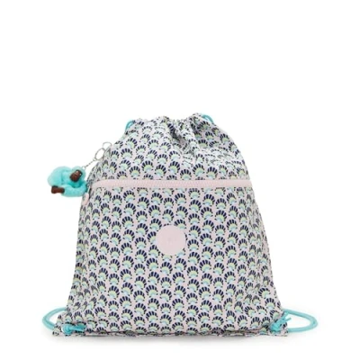 Image of Kipling Supertaboo Drawstring sports bag for kids, Size: One Size, Geo shell