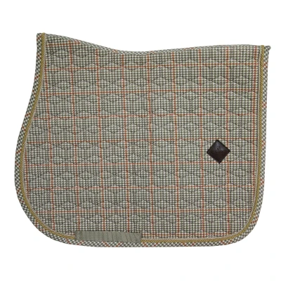 Image of Kentucky Pied de Poule Jumping Saddle Pad