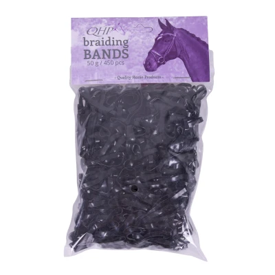 Image of QHP Rubber braiding bands wide 50g
