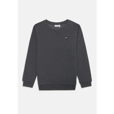 Image of NAME IT Boys Nkmvimo LS Sweat Bru Noos Sweatshirt, Dark grey blend, 146 152
