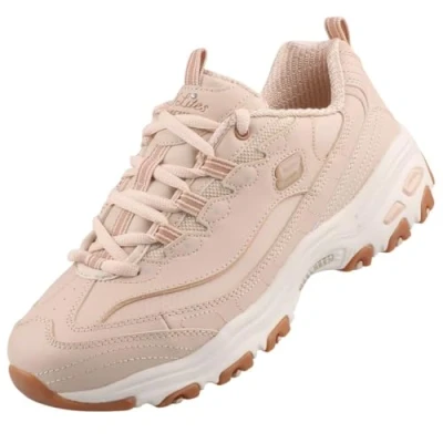 Image of Skechers D&#039;LITES Trainers, Women&#039;s, Size: 7, Natural Leather/synthetics