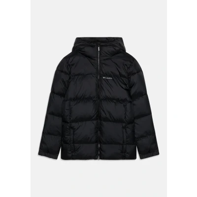 Image of Columbia Puffect Hooded Unisex Winter jacket for kids, Size: XL, Black
