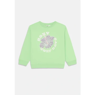 Image of Roxy Morning HIKE Sweatshirt, Women&#039;s, Size: 12y, Pistachio green