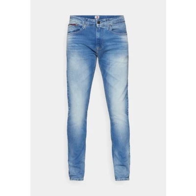 Image of Tommy Jeans Austin Slim fit jeans, Men&#039;s, Size: 27, Wilson light blue stretch