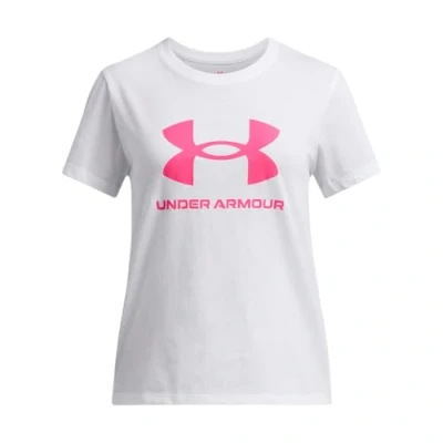 Image of Under Armour Girl&#039;s Ua Big Logo Ss T Shirt