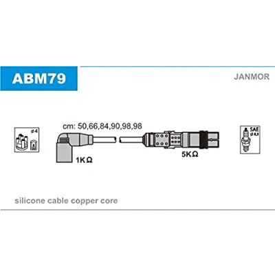 Image of Ignition Cable Kit JANMOR ABM79