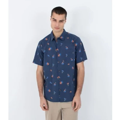 Image of Hurley Men&#039;s One and Only Lido Stretch Ss Shirt