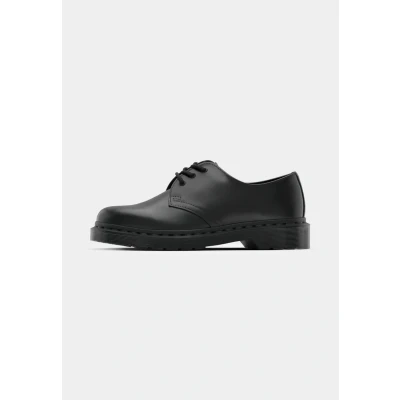 Image of Dr. Martens 1461 Virginia Laceups, Size: 42, Mono black shoes