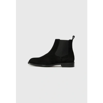 Image of BOSS Men&#039;s Tayil Cheb SDN Chelsea Boots, black, 12 UK