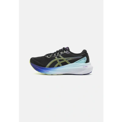 Image of ASICS Gel Kayano 30 Mens Running Shoes Road, Black Yellow, 5.5 UK