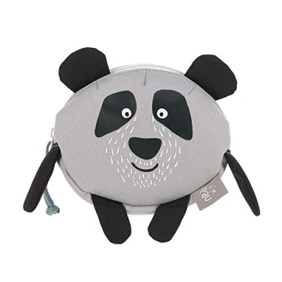 Image of LÄSSIG Children&#039;s Bum Bag Belt from 3 Years/Mini About Friends, taupe, 16 cm, Pau Panda