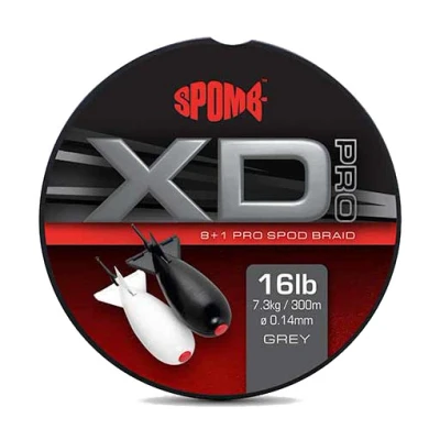 Image of Fox Spomb XD Pro Braid Grey Braided line 0.18mm 10.9kg (300m) fishing