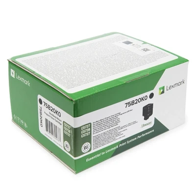 Image of CS728de Lexmark 75B20K0 black toner (original Lexmark)